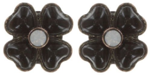 image for Earring Stud Bug Me Now Black / Brown  small