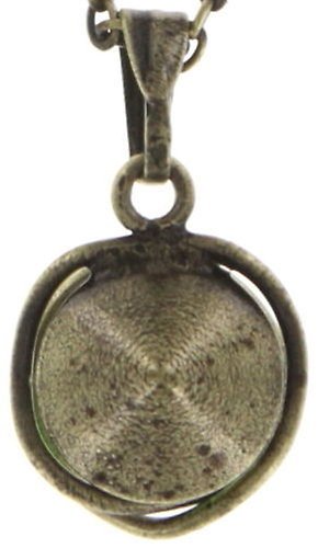 image for Necklace Pendant Sparkle Twist Green Fern Green 