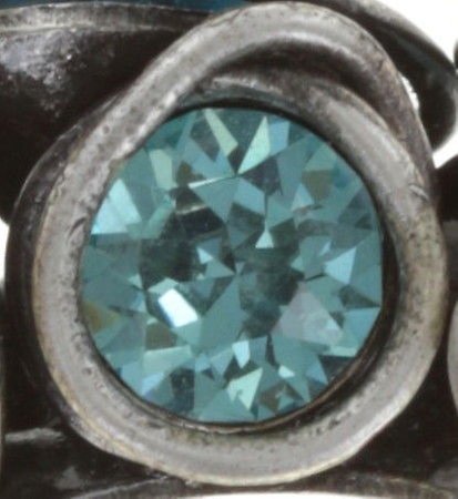 image for Ring Sparkle Twist Blue Turquoise 