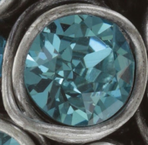 Bild für Ring Sparkle Twist Blau Türkis 