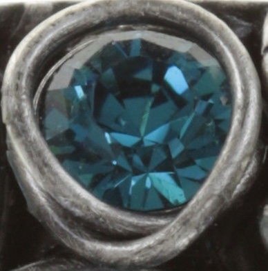 image for Ring Sparkle Twist Blue Turquoise 