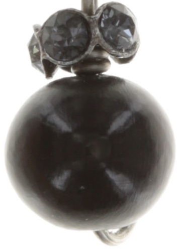 image for Earring Stud Dangling Earth, Wind & Glamour Black  