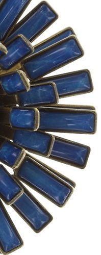 Bild für Brosche Pin Love You Love You Not Blau  Extra Large