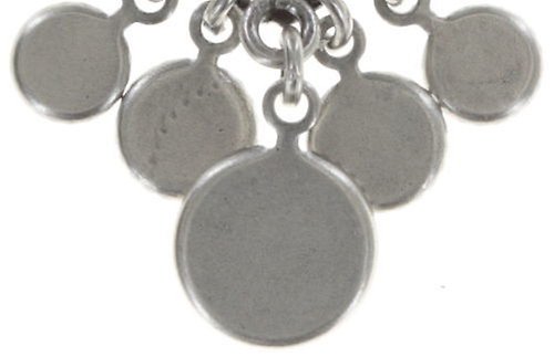 image for Earring Stud Dangling Waterfalls Green / Lila  