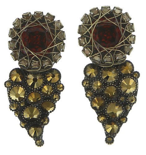 image for Earring Clip Queen of Elves Brown  