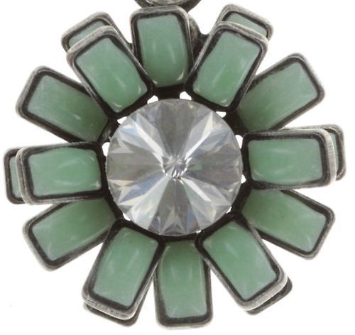 image pour Collier pendant Love You Love You Not Vert  