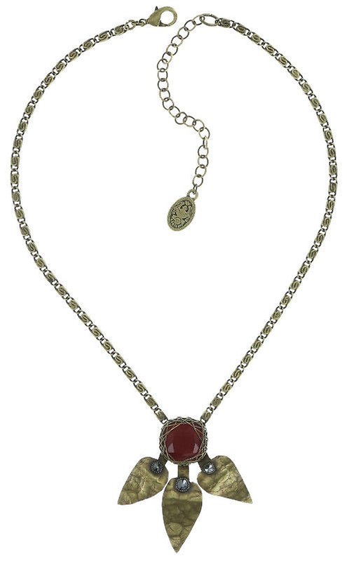 image for Necklace Pendant Queen of Elves Black / Red  