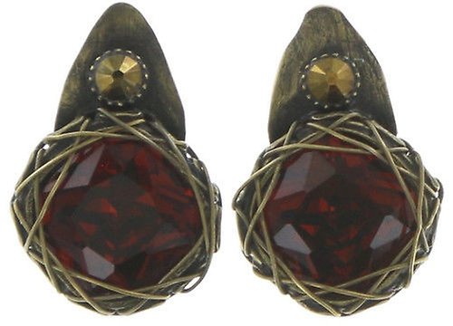 Bild für Ohrstecker Queen of Elves Braun  