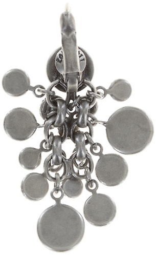 image for Earring Eurowire Dangling Waterfalls Green / Lila  