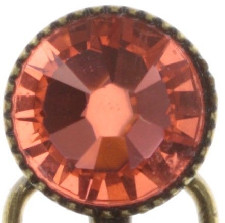 image for Earring Stud Dangling Waterfalls Coralline / Orange  