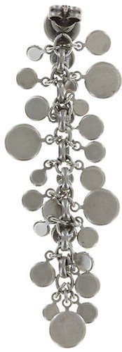 image for Earring stud dangling Waterfalls Green / Lila  