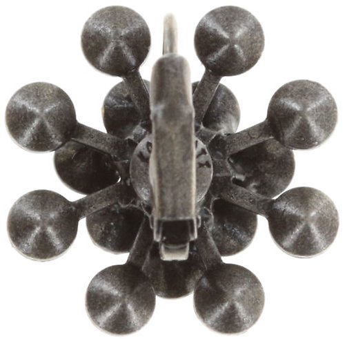 Bild für Ohrringe mit Brisur Magic Fireball Weiß / Grau  Classic Size (21mm Ø)