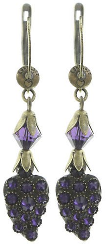 image pour Boucles d'oreilles pendantes Queen of Elves Lila  