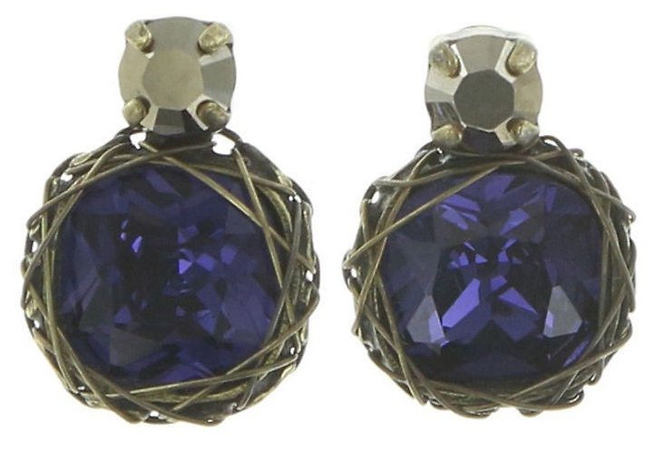 image for Earring stud Queen of Elves Lila  