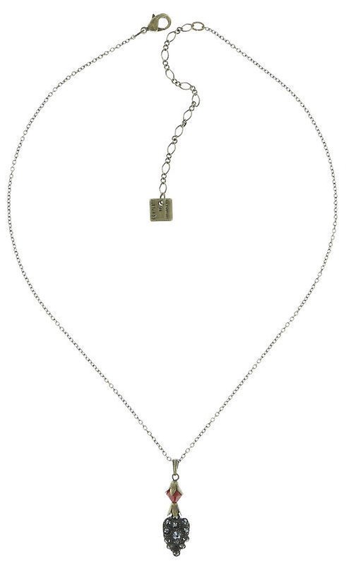 image pour Collier pendant Queen of Elves Noir / Rouge  