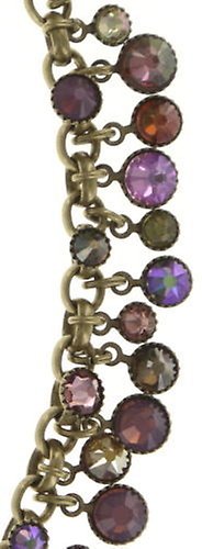 image for Necklace Waterfalls Brown / Lila  