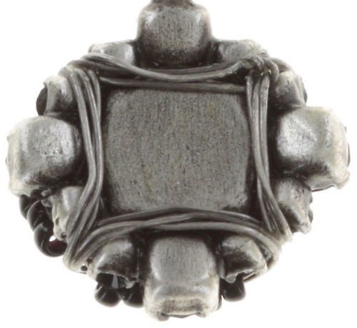 image pour Clou d'oreille pendant Byzantine Noir  