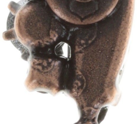 Bild für Ohrstecker baumelnd La Maitresse Braun / Grün  