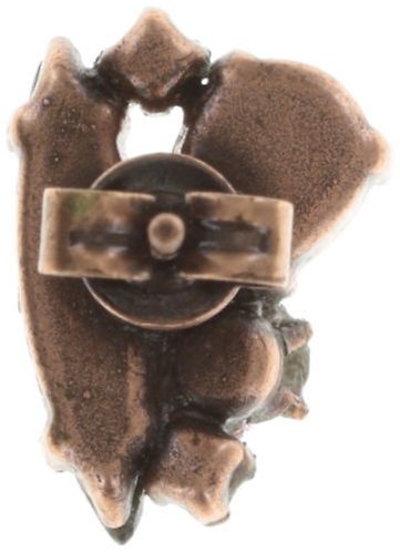 Kép Earring stud La Maitresse Brown / Green  