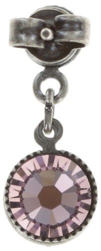 image pour Clou d'oreille pendant Waterfalls Beige / Rose  