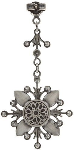 Bild für Ohrstecker baumelnd Filigree Weiß  