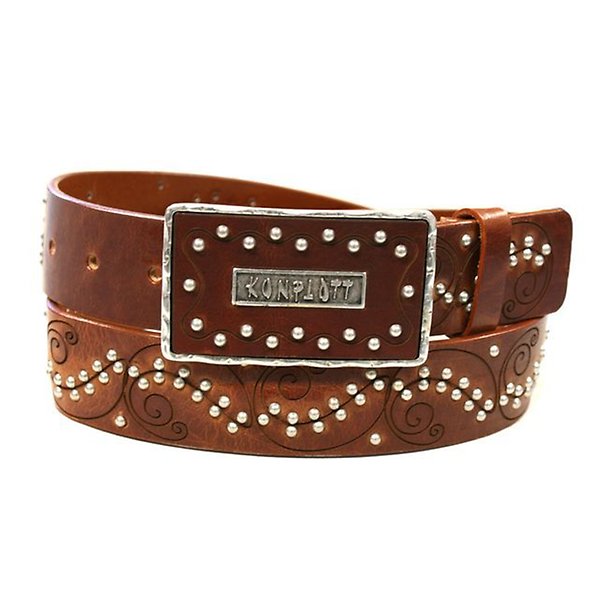 KONPLOTT / Belt Leather Belt brown