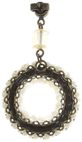 image pour Clou d'oreille pendant Gipsy Sport Blanc  medium