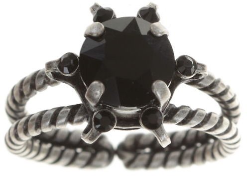 Bild für Ring Petit Four de Fleur Schwarz Jet 