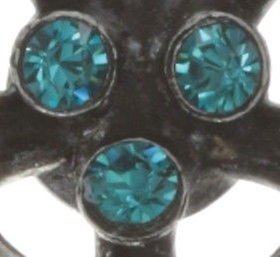 image for Earring Stud Verlorene Unschuld am Gartenzaun Blue  