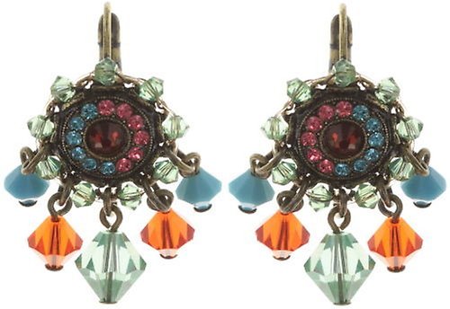 image for Earring Eurowire Dangling Maharani Multi  