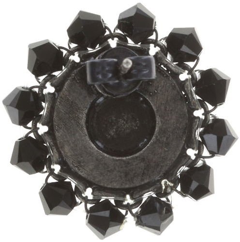 image for Earring Stud Maharani Black  small