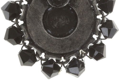 image pour Clou d'oreille Maharani Noir  small