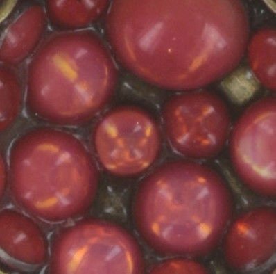 image pour Boucles d'oreilles pendantes Bubbling Rouge / Orange  extra small