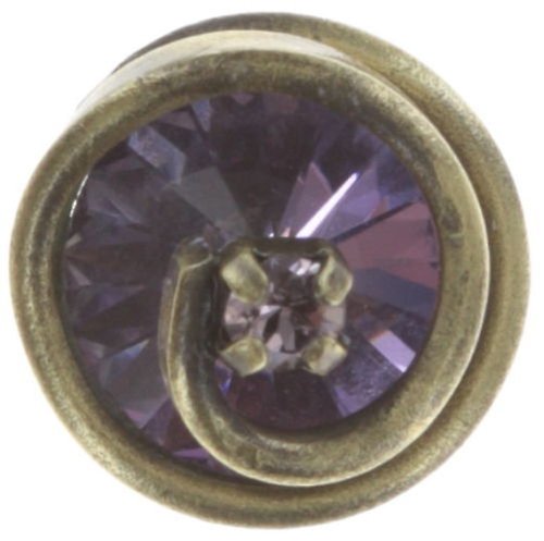 image for Earring Stud Classic Twist Green  