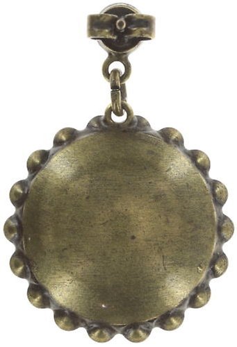 image for Earring Stud Dangling Bubbling Blue  small