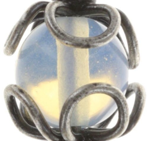 image pour Clou d'oreille pendant Verlorene Unschuld am Gartenzaun Blanc  