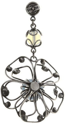 image pour Clou d'oreille pendant Verlorene Unschuld am Gartenzaun Blanc  