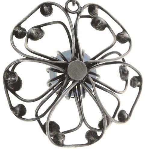 image for Earring Stud Dangling Verlorene Unschuld am Gartenzaun White  