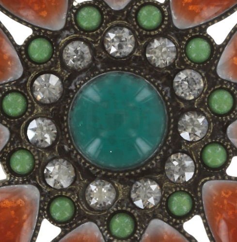 image for Earring Dangling Ethnic Mosaic Multi  medium