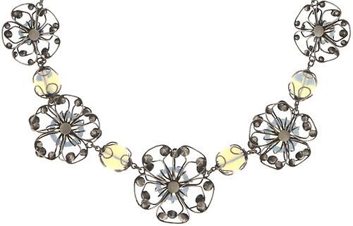 image for Necklace Collier Verlorene Unschuld am Gartenzaun White  