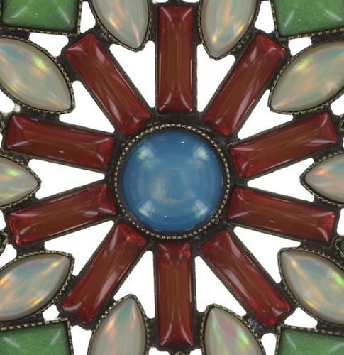 image pour Clou d'oreille pendant Ethnic Mosaic Multi  