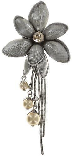 image for Brooch Blossoms of the Past Beige  