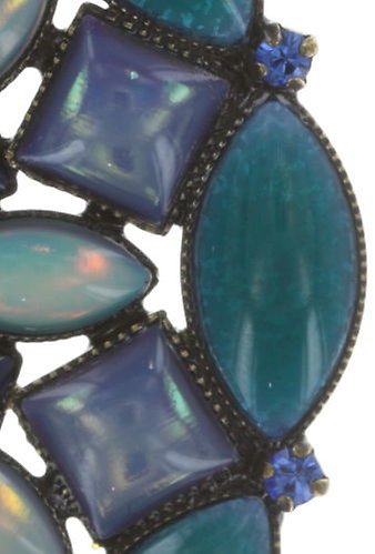 image for Earring Eurowire Ethnic Mosaic Blue / Green  large