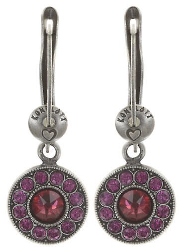 image pour Boucles d'oreilles pendantes Spell on You Rose Foncé  