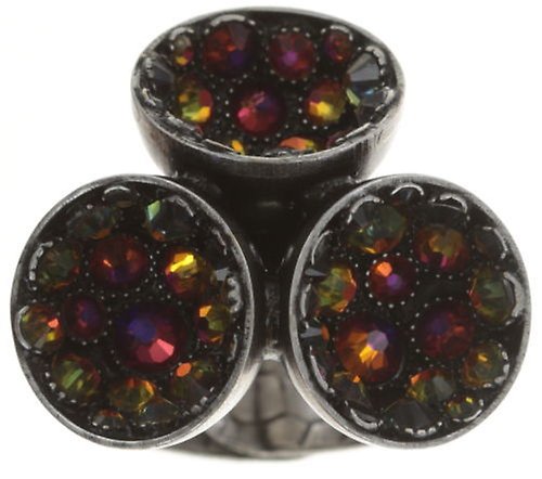 image for Ring Orchid Hybrid Brown / Orange crystal volcano 