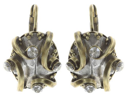 image for Earring Eurowire Dragon Shield White  