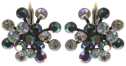 image pour Boucles d'oreilles Eurowire Magic Fireball Vert / Lila  Classic Size (21mm Ø)
