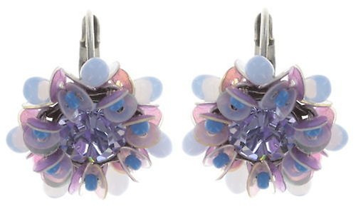 image for Earring Eurowire Kaleidoscope Blue / Lila  