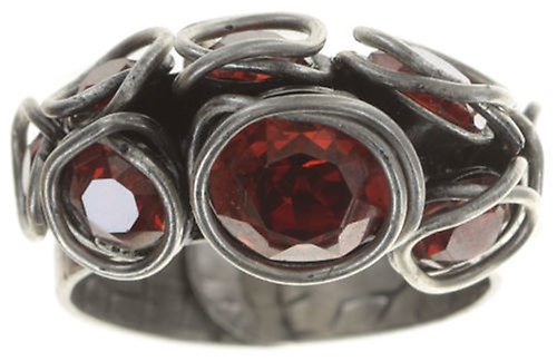 image for Ring Sparkle Twist Red  