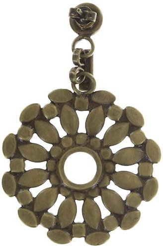 Bild für Ohrstecker baumelnd Ethnic Mosaic Blau / Grün  Medium